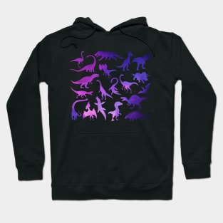 Colorful Dinosaurs Pattern Hoodie